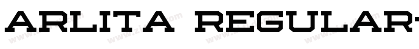 Arlita Regular字体转换 Arlita Regular字体转换